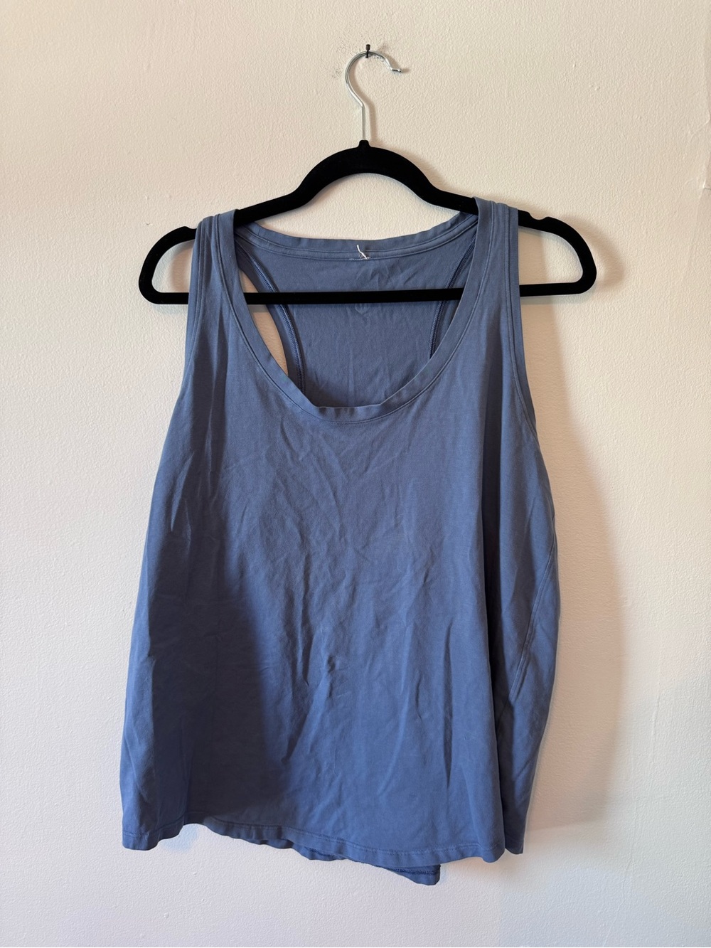 Lululemon Slate Blue Relaxed Racerback Workout Tank Top